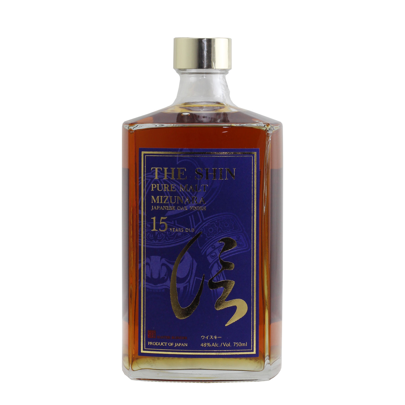 The Shin Pure Malt Whisky Mizunara Finish 15 Year Old 48% 750ml