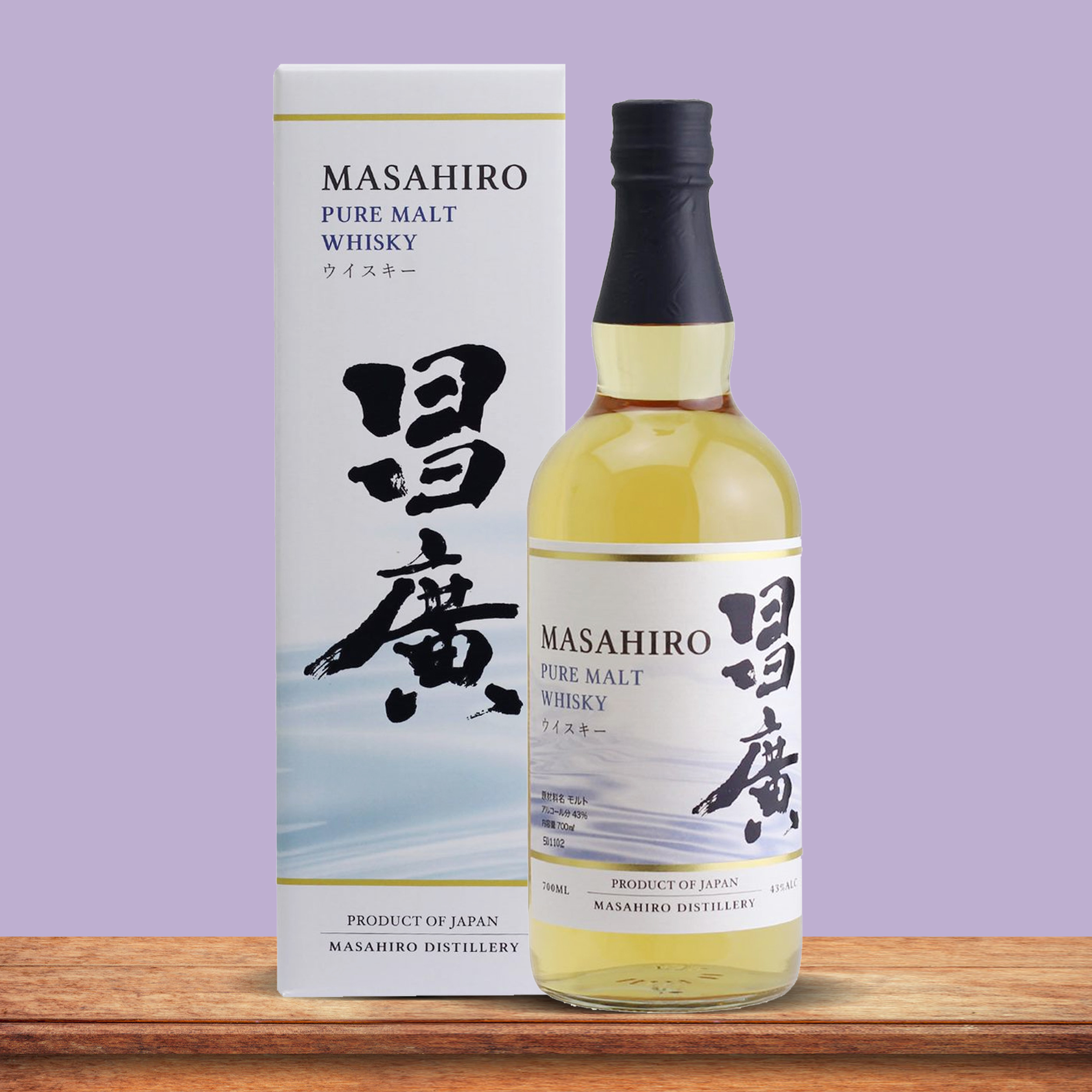 Masahiro Pure Malt Whisky 43% 700ml
